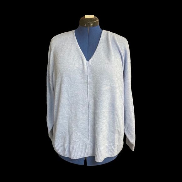 VINCE CAMUTO‎ Women’s Sweater, Marine Blue Size Large Oversized - Picture 4 of 13